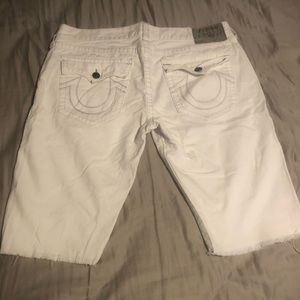 Premium white shorts